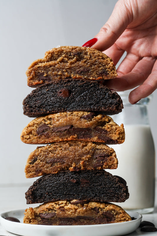 Signature Collection - Chocolate Chip Cookies, Triple Chocolate Cookies, Vegan Chocolate Chip Cookies, and Fudge Brownies