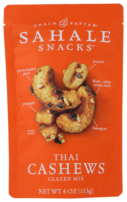 Sahale Thai Cashews (Pack of 6 - 4 oz)