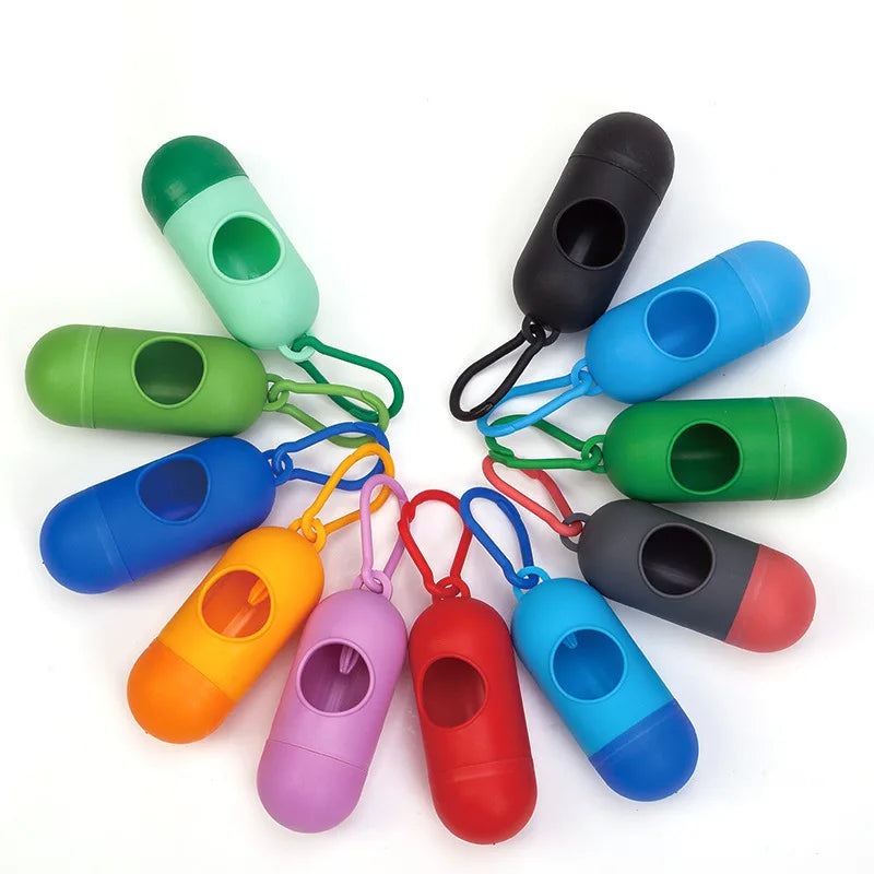 Colorful silicone keychain covers on a white background