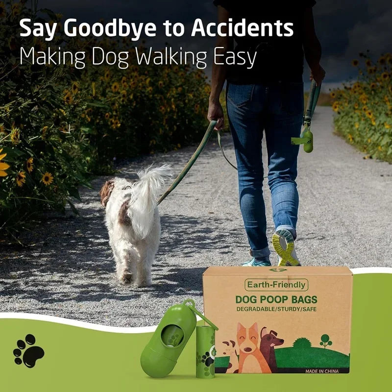 Biodegradable Dog Poop Bag Dispenser & Bags