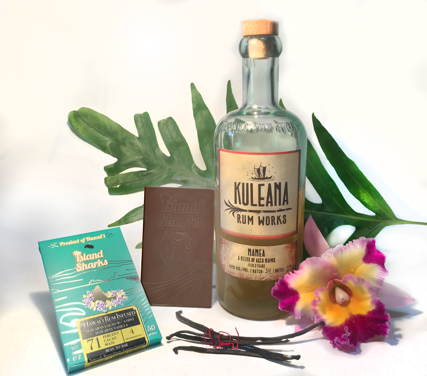 Kuleana Rum 71% Hawaiian Cacao Dark Chocolate with Hawaiian Vanilla