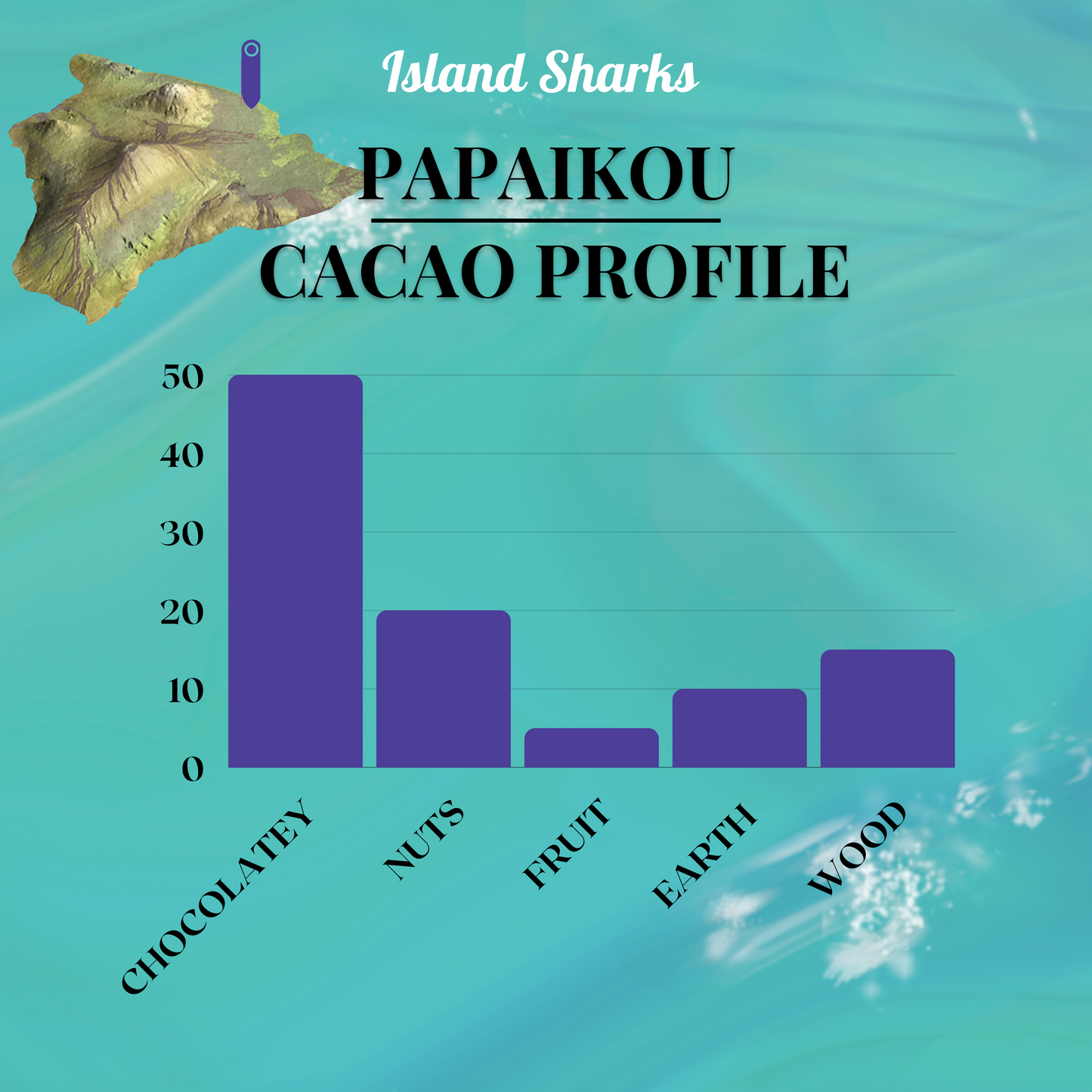 Laphroaig 10-Year Scotch-Whiskey 71% Infused Hawaiian Dark Chocolate Bar Cocktail