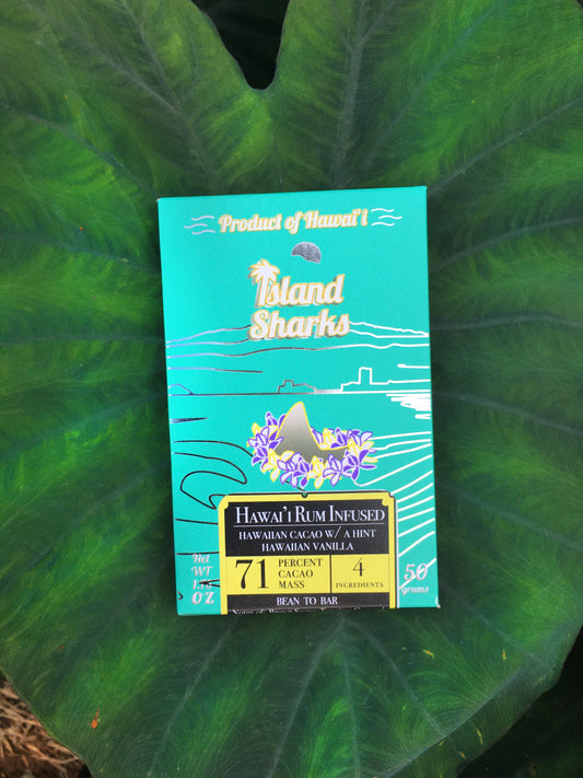 Kuleana Rum 71% Hawaiian Cacao Dark Chocolate with Hawaiian Vanilla