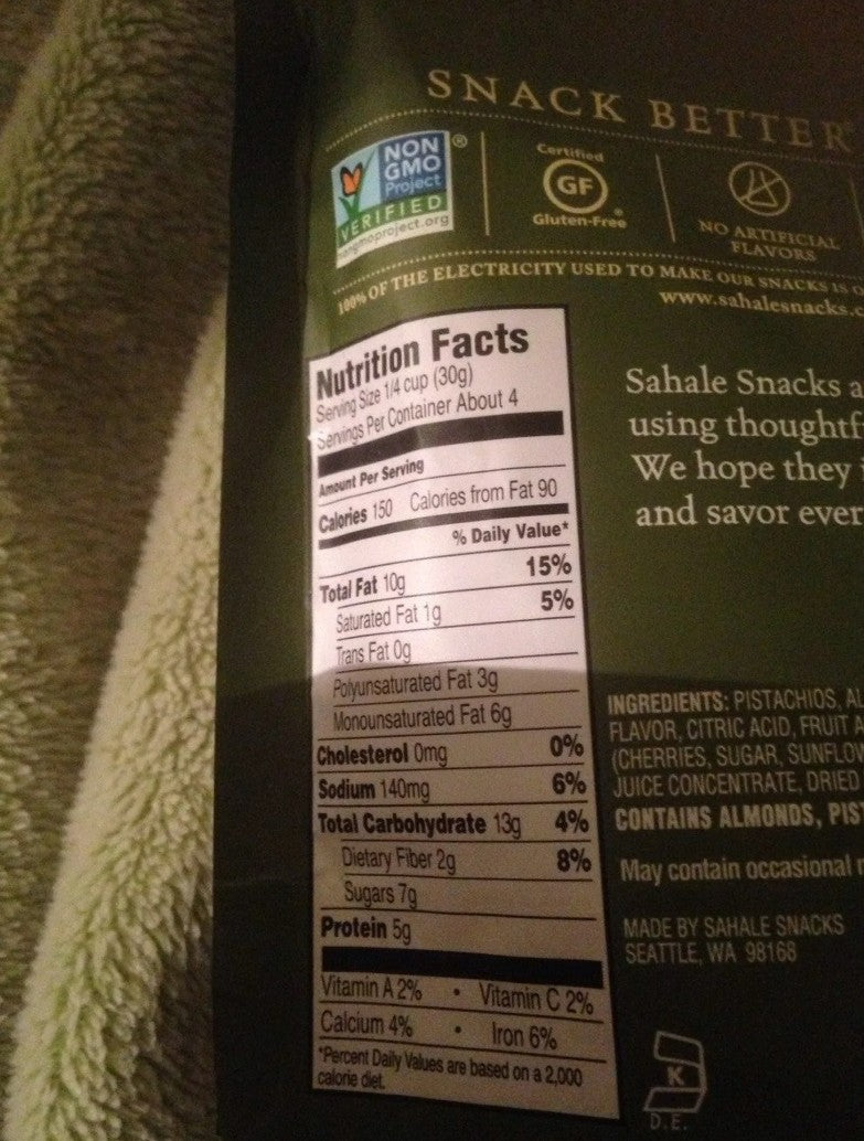 Sahale Snacks Pomegranate Pistachios (Pack of 6 - 4 oz)